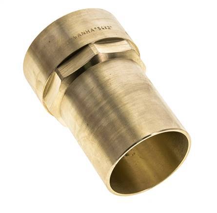 Racor a presión - Macho 54 mm y hembra Rp 2'' - Aleación de cobre