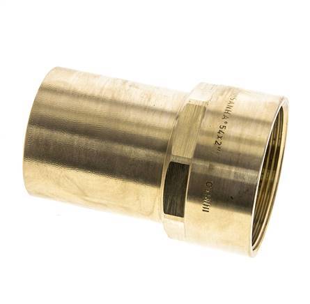Racor a presión - Macho 54 mm y hembra Rp 2'' - Aleación de cobre