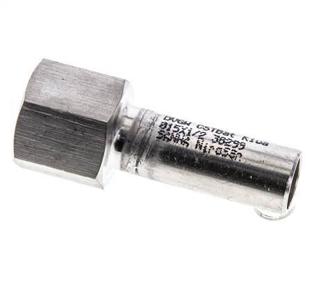 Press Fitting - 15mm Macho & Rp 1/2'' Hembra - Acero Inoxidable