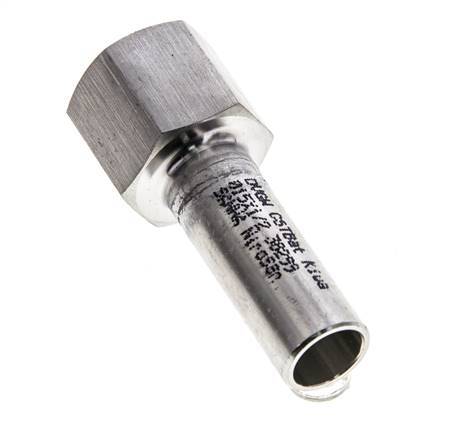 Press Fitting - 15mm Macho & Rp 1/2'' Hembra - Acero Inoxidable