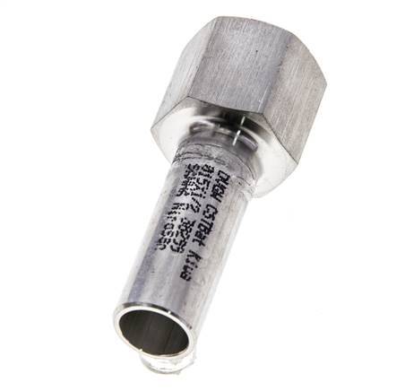 Press Fitting - 15mm Macho & Rp 1/2'' Hembra - Acero Inoxidable