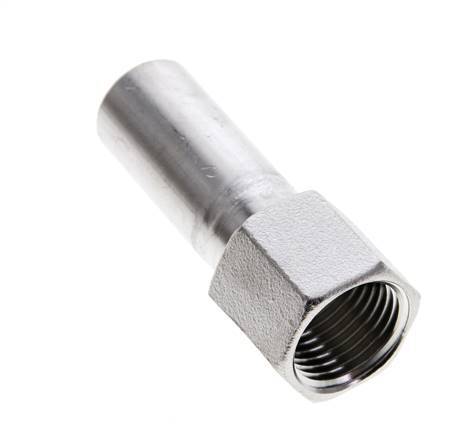 Press Fitting - 18mm Macho & Rp 1/2'' Hembra - Acero Inoxidable