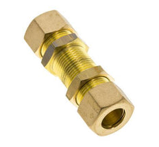 Racor de compresión recto de latón de 14 mm Pasamuros 89 bar DIN EN 1254-2