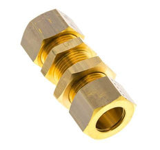Racor de compresión recto de latón de 15mm Pasamuros 82 bar DIN EN 1254-2