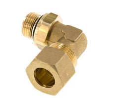 14mm & G3/8'' Brass Elbow Compression Fitting with Male Threads 89 bar NBR Adjustable DIN EN 1254-2
