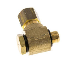 8mm & G1/8'' Brass Swivel Joint Compression Fitting with Male Threads 135 bar Polyamide DIN EN 1254-2