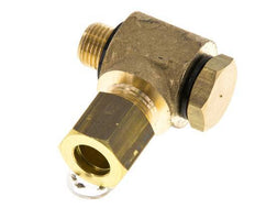 8mm & G1/8'' Brass Swivel Joint Compression Fitting with Male Threads 135 bar Polyamide DIN EN 1254-2