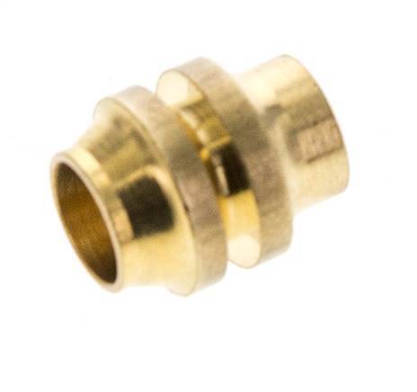 Racor de compresión recto de latón de 5 mm DN 6150 bar DIN EN 1254-2