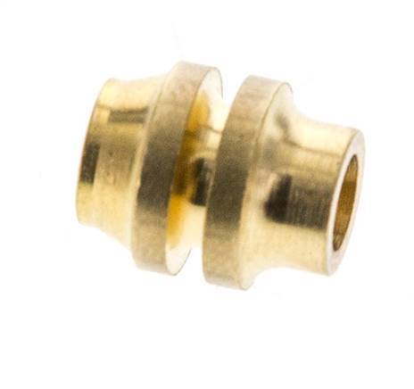 Racor de compresión recto de latón de 5 mm DN 6150 bar DIN EN 1254-2