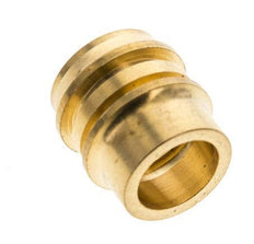Racor de compresión recto de latón de 10 mm DN 1275 bar DIN EN 1254-2