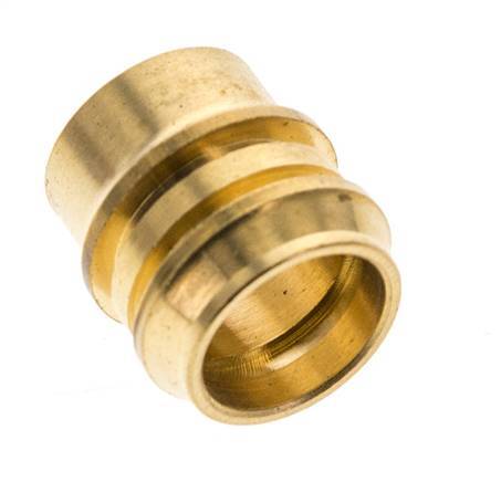 Racor de compresión recto de latón de 10 mm DN 1275 bar DIN EN 1254-2