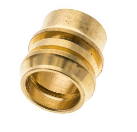 Racor de compresión recto de latón de 10 mm DN 1275 bar DIN EN 1254-2