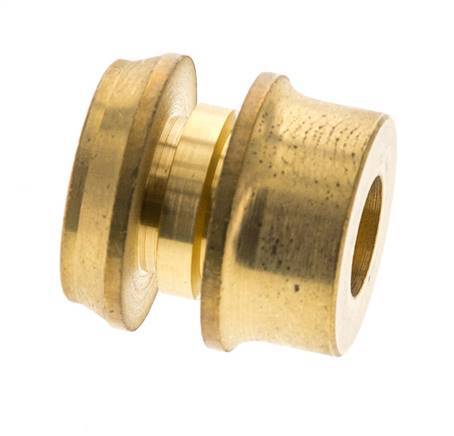 Racor de compresión recto de latón de 8 mm DN 1489 bar DIN EN 1254-2