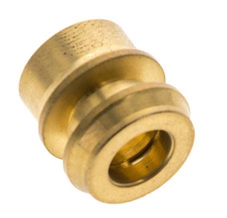 Racor de compresión recto de latón de 8 mm DN 1489 bar DIN EN 1254-2