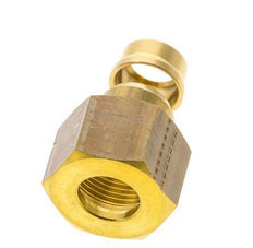 Accesorio de compresión recto de latón de 14 mm DN 1676 bar DIN EN 1254-2