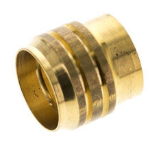 Racor de compresión recto de latón de 15 mm DN 1676 bar DIN EN 1254-2