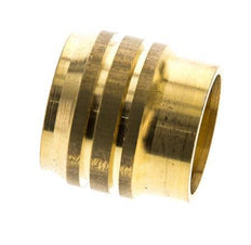 Racor de compresión recto de latón de 15 mm DN 1676 bar DIN EN 1254-2