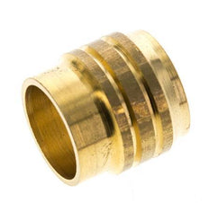 Racor de compresión recto de latón de 15 mm DN 1676 bar DIN EN 1254-2