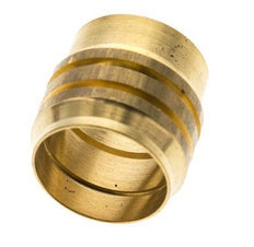 Racor de compresión recto de latón de 15 mm DN 1676 bar DIN EN 1254-2
