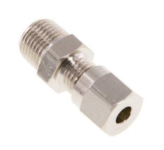 4LL & R1/8'' Nickel plated Brass Straight Cutting Fitting with Male Threads 100 bar ISO 8434-1 [5 Pieces]
