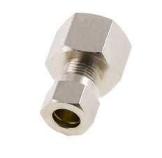 8LL & G3/8'' Nickel plated Brass Straight Cutting Fitting with Female Threads 100 bar ISO 8434-1 [2 Pieces]