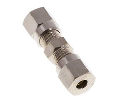 4LL Nickel plated Brass Straight Cutting Fitting 100 bar ISO 8434-1 [2 Pieces]
