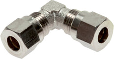 4LL Nickel plated Brass Elbow Cutting Fitting 100 bar ISO 8434-1 [2 Pieces]