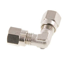 4LL Nickel plated Brass Elbow Cutting Fitting 100 bar ISO 8434-1 [2 Pieces]