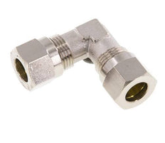 8LL Nickel plated Brass Elbow Cutting Fitting 100 bar ISO 8434-1 [2 Pieces]