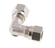 8LL Nickel plated Brass Elbow Cutting Fitting 100 bar ISO 8434-1 [2 Pieces]