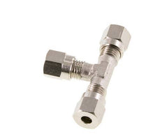 4LL Nickel plated Brass T-Shape Tee Cutting Fitting 100 bar ISO 8434-1 [2 Pieces]