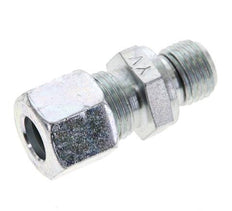 10L & M14x1.5 Zink plated Steel Straight Cutting Fitting with Male Threads 315 bar NBR ISO 8434-1 [2 Pieces]