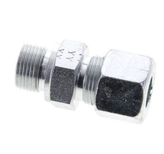 14S & M20x1.5 Zink plated Steel Straight Cutting Fitting with Male Threads 630 bar NBR ISO 8434-1