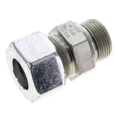 25S & M33x2 Zink plated Steel Straight Cutting Fitting with Male Threads 400 bar NBR ISO 8434-1