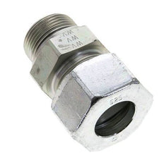 25S & M33x2 Zink plated Steel Straight Cutting Fitting with Male Threads 400 bar NBR ISO 8434-1