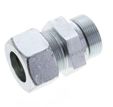 30S & M42x2 Zink plated Steel Straight Cutting Fitting with Male Threads 400 bar NBR ISO 8434-1