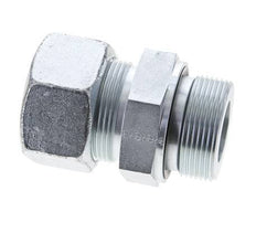 30S & M42x2 Zink plated Steel Straight Cutting Fitting with Male Threads 400 bar NBR ISO 8434-1