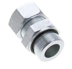 30S & M42x2 Zink plated Steel Straight Cutting Fitting with Male Threads 400 bar NBR ISO 8434-1