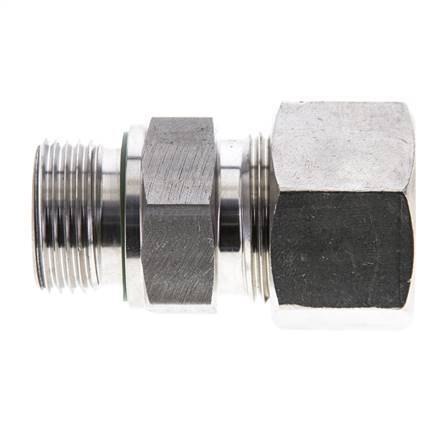 20S & M27x2 Stainless Steel Straight Cutting Fitting with Male Threads 400 bar FKM ISO 8434-1