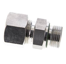 20S & M27x2 Stainless Steel Straight Cutting Fitting with Male Threads 400 bar FKM ISO 8434-1