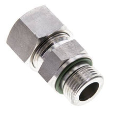 20S & M27x2 Stainless Steel Straight Cutting Fitting with Male Threads 400 bar FKM ISO 8434-1