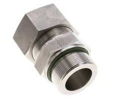 38S & M48x2 Stainless Steel Straight Cutting Fitting with Male Threads 315 bar FKM ISO 8434-1