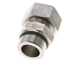 38S & M48x2 Stainless Steel Straight Cutting Fitting with Male Threads 315 bar FKM ISO 8434-1