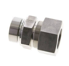 38S & M48x2 Stainless Steel Straight Cutting Fitting with Male Threads 315 bar FKM ISO 8434-1
