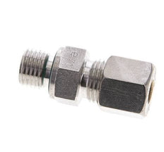 8S & M14x1.5 Stainless Steel Straight Compression Fitting with Male Threads 500 bar FKM ISO 8434-1