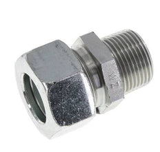 Racor de corte recto de acero galvanizado 22L y R3/4'' con rosca macho 160 bar ISO 8434-1