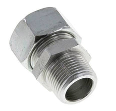 Racor de corte recto de acero galvanizado 22L y R3/4'' con rosca macho 160 bar ISO 8434-1
