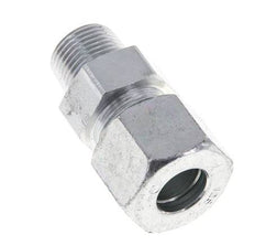 12S & R3/8'' Zink plated Steel Straight Cutting Fitting with Male Threads 630 bar ISO 8434-1 [2 Pieces]