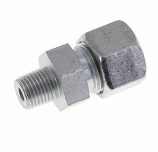 Racor de corte recto de acero galvanizado 12S y R1/4'' con rosca macho 630 bar ISO 8434-1