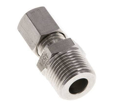 Accesorio de corte recto de acero inoxidable 6L y R3/8'' con rosca macho 315 bar ISO 8434-1